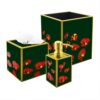 Bath gift idea - Large flowers Red Poppies