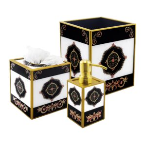 Bath gifts - Classic Empire Black and White Design