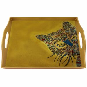 Modern serving tray - Hippie Cat