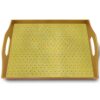 Modern serving tray - Golden Art Deco