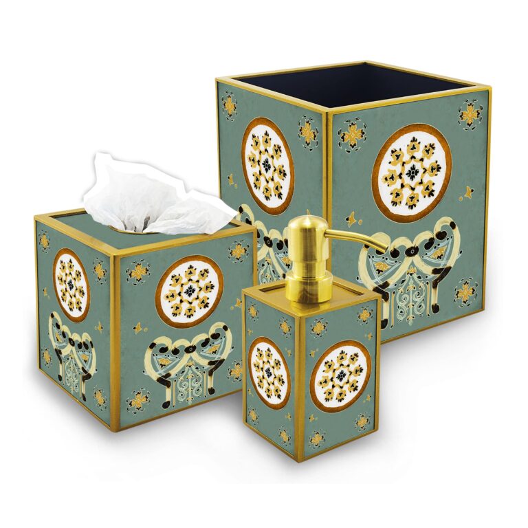 Bathroom decor - Turquoise Oriental Traditional Miniatures