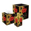 Decorative bath set - Sunflower and Poppy