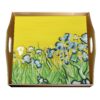 Big ottoman tray - Vincent Van Gogh The Irises