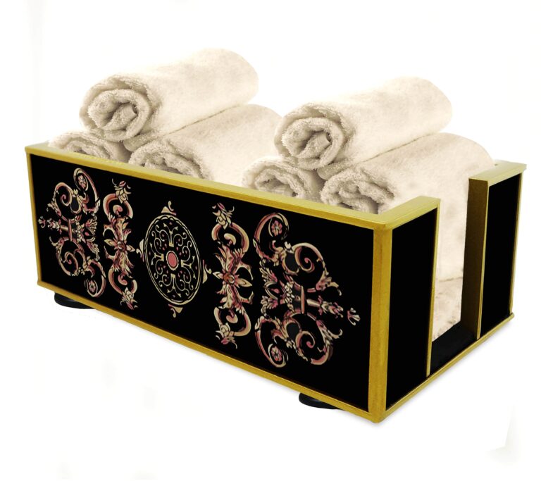 Bathroom box - Classic Empire Black and White Design