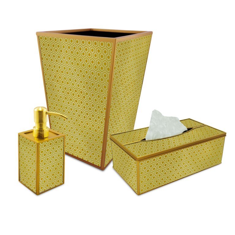 Bath set - Golden Art Deco