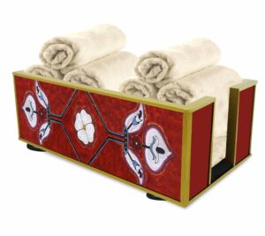 Bathroom storage box - Ethnic Inca Traditional Design