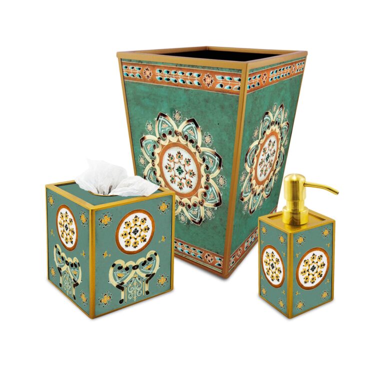 Bath gift set - Turquoise Oriental Traditional Miniatures