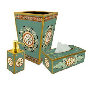 Bath accessory - Turquoise Oriental Traditional Miniatures