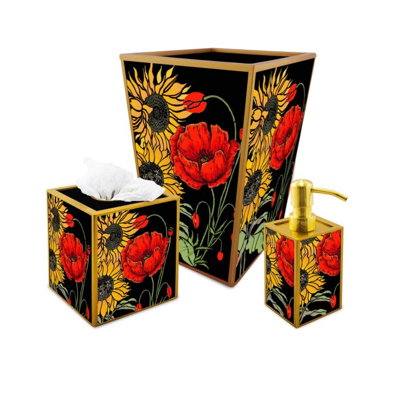 Bath gifts - Sunflower and Poppy