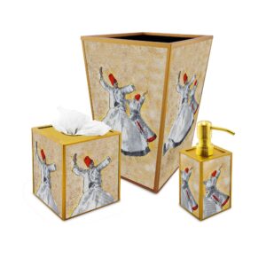 Decorative bath set - Turkish Darvish Dancers