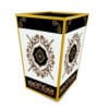 Vintage waste basket - Classic Empire Black and White Design