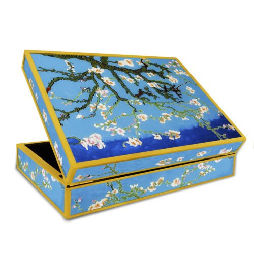 Tea chest - Van Gogh Almond Blossom