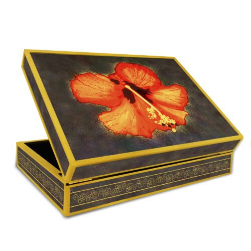 Gift box - Large Flower Orange Pistil