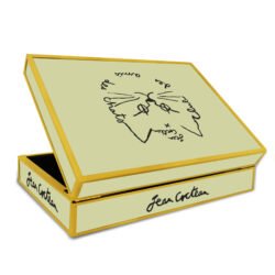 Custom tea box - French Artist Jean Cocteau's Club des Amis des Chats