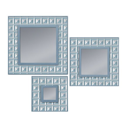 Wall hangings decor - Aquamarine squares