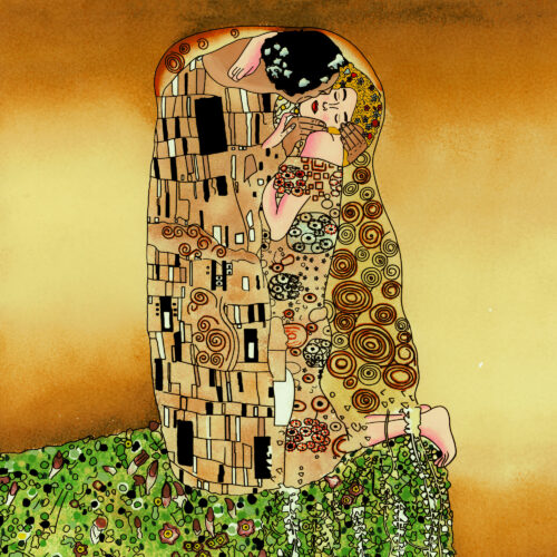 Klimt the kiss