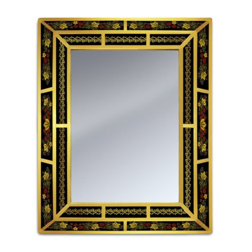 Decorative mirror - Traditional Russian Design with Gold Leaves